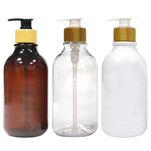 Garrafas de armazenamento frascos de 500 ml de limpador facial reabastecido em reabastecimento de shampoo bom bomba de gel chuveiro plástico dispensador de líquido recipiente de garrafa lo r0n7