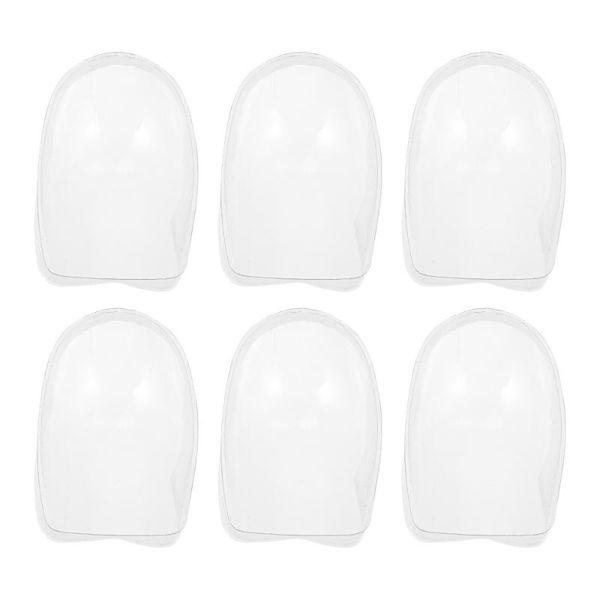

nail glitter 6pcs dip powder recycling tray container storage case box, Silver;gold