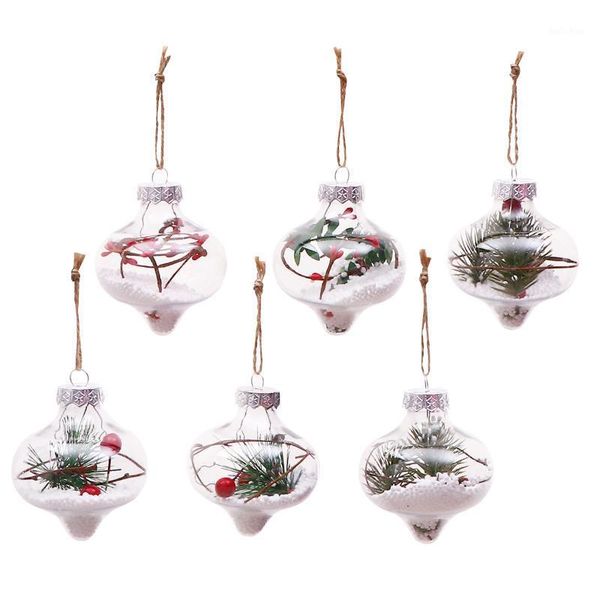 

christmas decorations 6pcs tree hanging ornament layout decoration