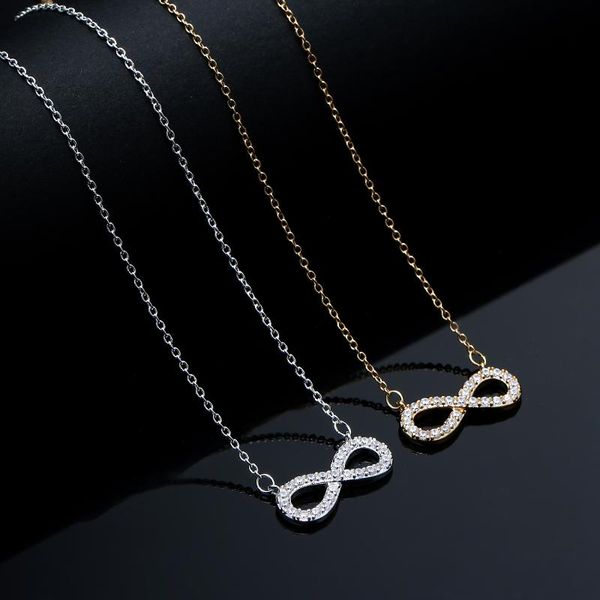 

ascona summer short sleeve ladies cz cubic zirconia necklace for women copper pendant necklaces, Silver