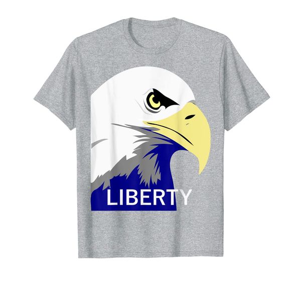 

eagle liberty 4th of july t-shirt, White;black