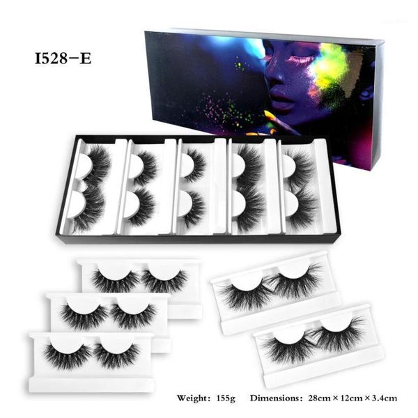 

pairs eyelashes 3d mink lashes handmade long and short volume cruelty false1