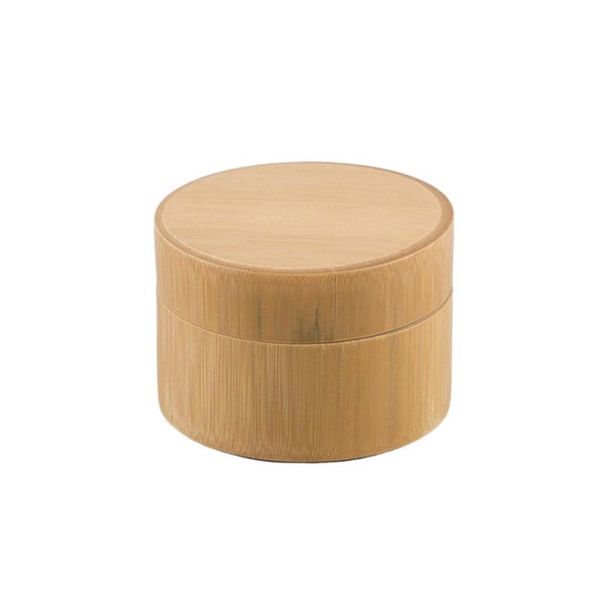 

creative log tea bamboo matcha canister high-grade sealed green caddy tools (flat) storage bottles & jars