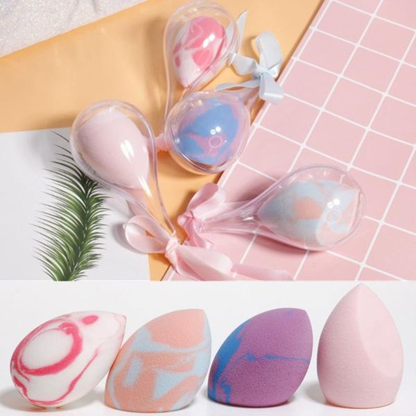 

sponges, applicators & cotton two-color powder puff makeup sponge set face beauty cosmetic foundation cream concealer make up blender tools