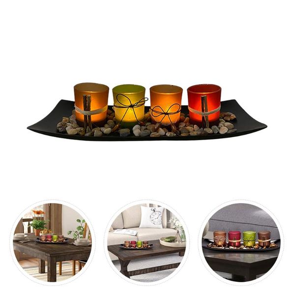 

candle holders 1 set creative candlestick ornaments glass