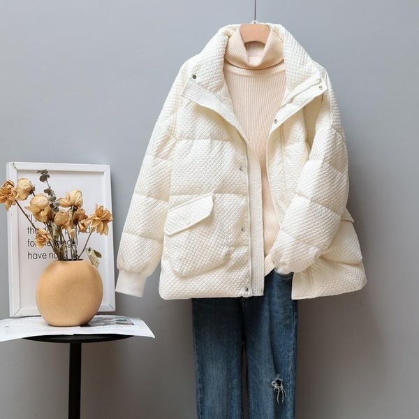

women's down & parkas winter clothes woman white duck coats famale warm thicken jacket womens korean style casaco feminino inverno sqq1, Black