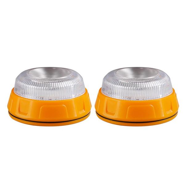 

emergency lights 2pack strobe light with magnet traffic safety warning car beacon lamp for repairing outdoor