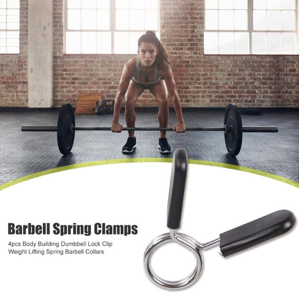 

dumbbell lock clips fitness equipment gyms weight lifting barbell spring collar easy safety working-out ornaments accessories