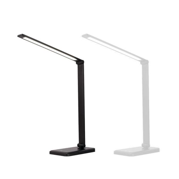 

table lamps led desk lamp eye-caring flexible touch sensor 10 brightness levels android usb charging port for computer phone
