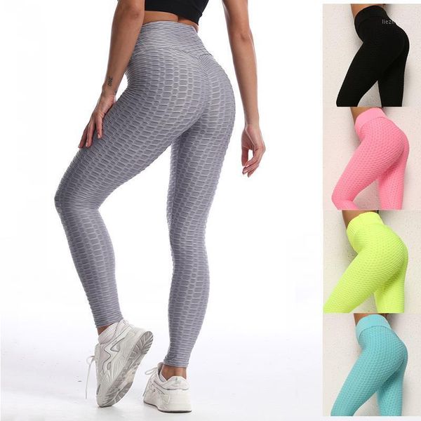

yoga outfit push up sport leggings women fitness high waist pants hip lifting
