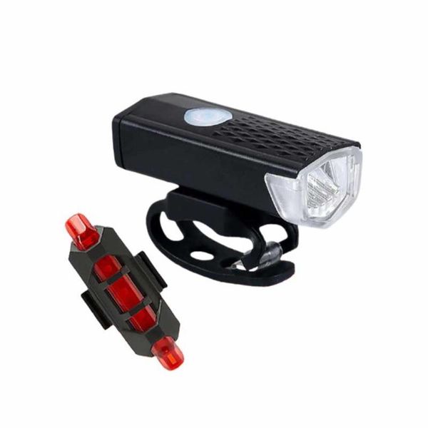 

bike lights usb rechargeable light mtb bicycle front back rear taillight cycling safety warning flash waterproof lamp set