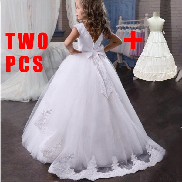 

girl's dresses 3-14 y teens white bridesmaid for children clothing kid girl party wedding princess dress costume c0308, Red;yellow