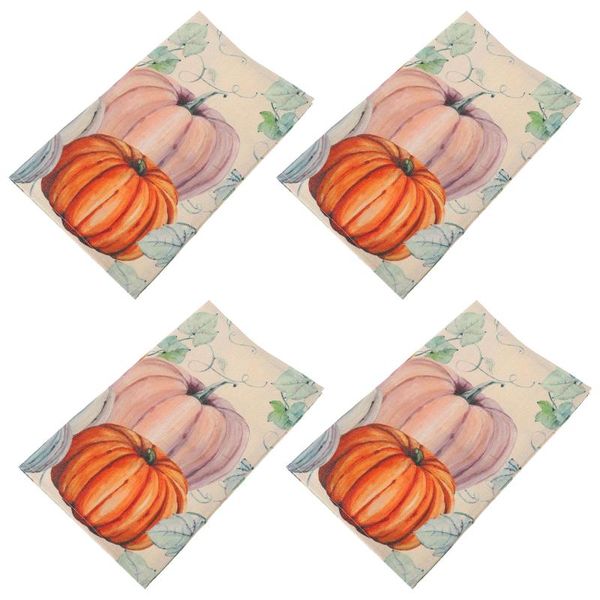 

mats & pads 4pcs pumpkin pattern table place kitchen