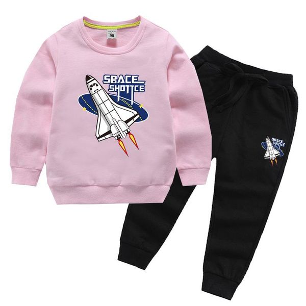 

clothing sets zwf805 spring girls suits children's long-sleeved sweatershirt + trousers clothes kids tracksuit autumn outwear set, White