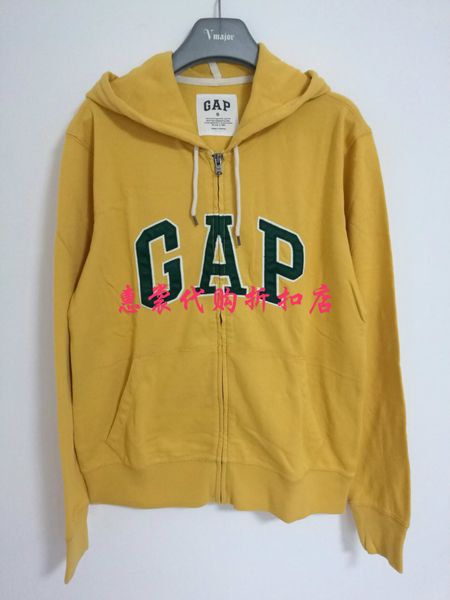 

brand hoodie gap counter men's cotton terry classic zipper 179921 323358, Black