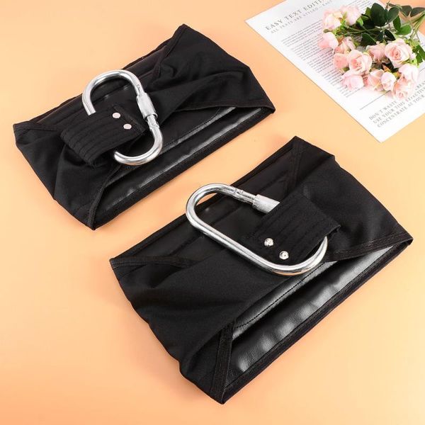 

horizontal bars 1 pair padded suspension hanging thicken nylon straps pull-up belts alloy buckle abdominal muscles training chinup bar mount