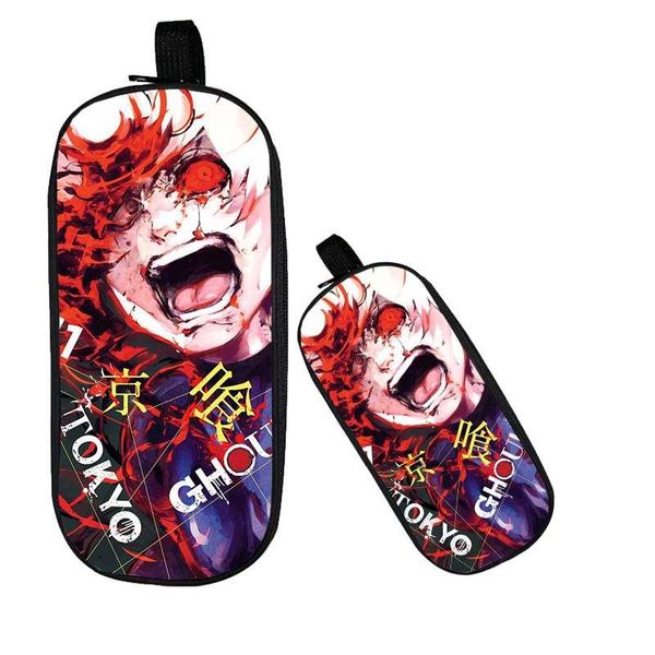 

cosmetic bags & cases tokyo ghoul 3d cartoon pencil woman makeup bag student school 2021 teenager children boys pen case penbag