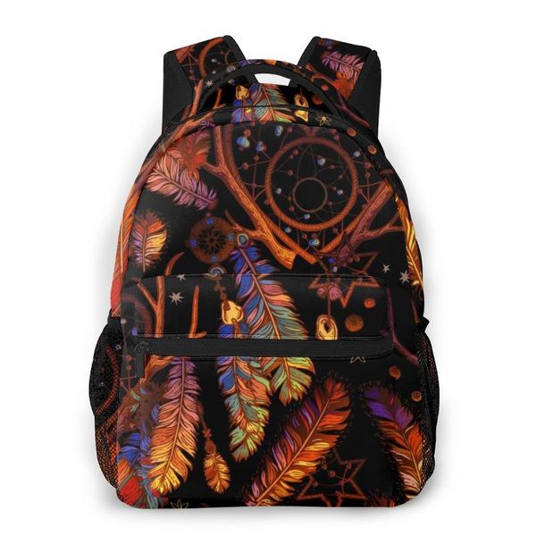 

backpack travel pack tribal boho dream catcher sports bag outdoor climbing