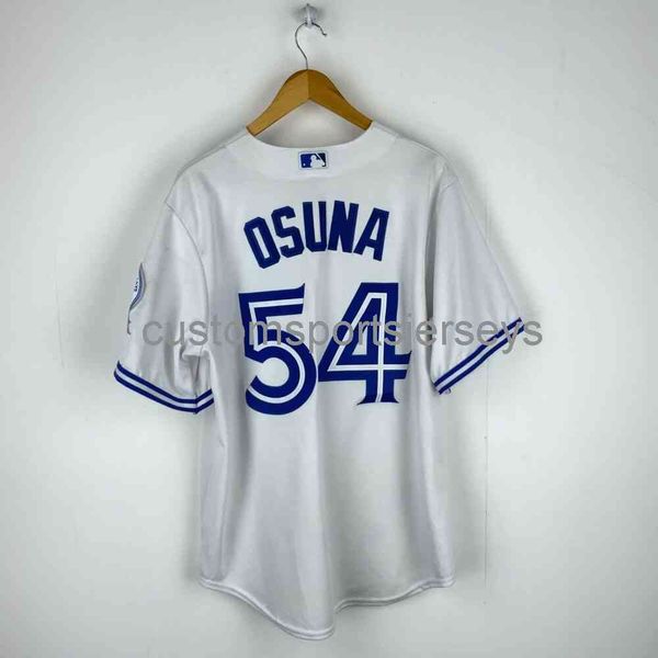 

men women youth embroidery #54 roberto osuna baseball jersey men women youth baseball jerseys xs-6xl all sizes, Black