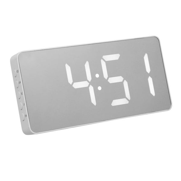 

other clocks & accessories 1pc mirror surface digital alarm clock led
