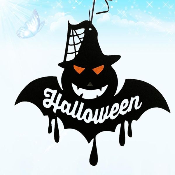 

party decoration pumpkin bat pendant non-woven fabric hanging wall door ornament for home