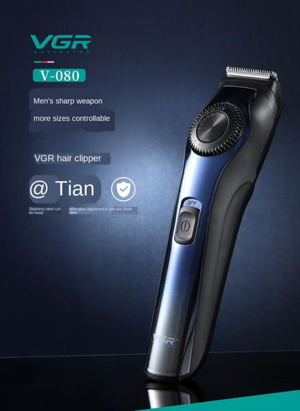 

hair clipper electric cutter usb rechargeable lcd digital 20-gear beard trimmer clippers men professional