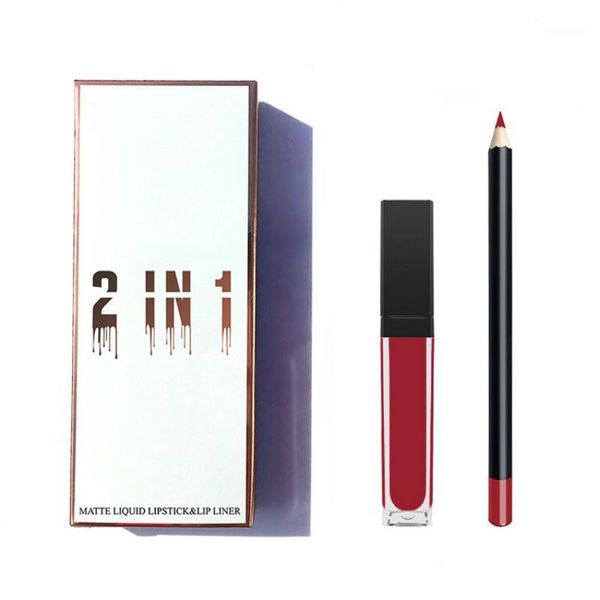 

wholesale custom makeup lip kit matte liquid lipstick lipliner private label gloss liner set make your own gloss1
