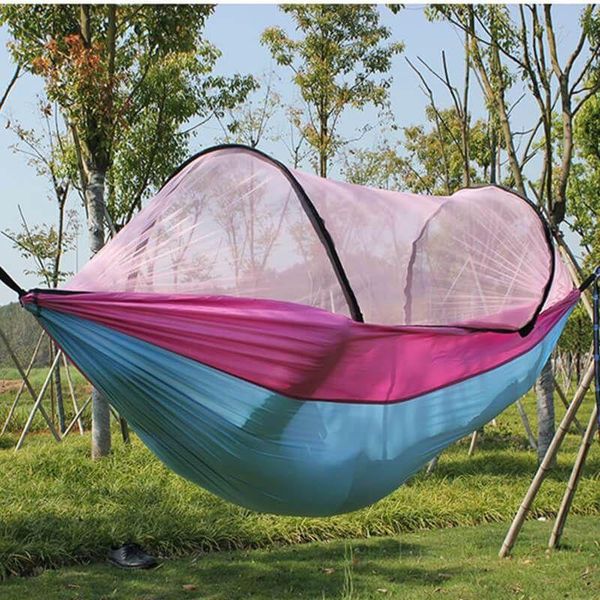 

fully-automatic speed-open hammock with net camp furniture