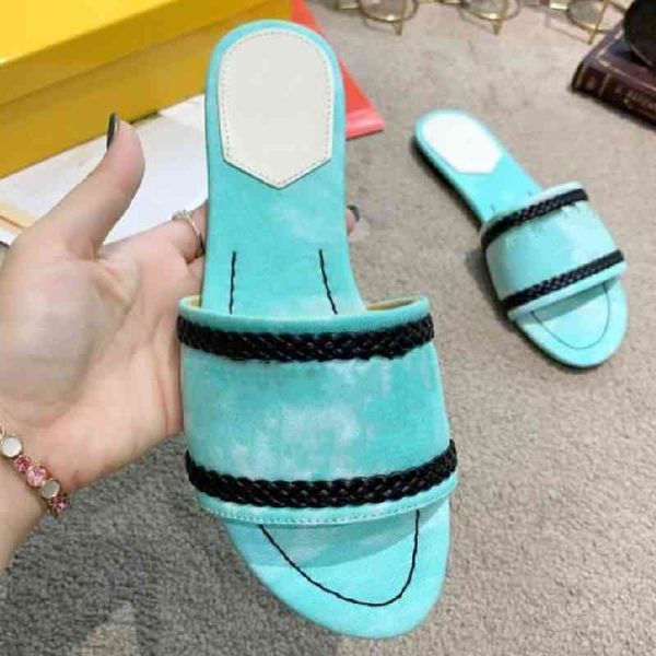 

70% off wholesale flip-flops woman shoes flat new slippers ladies fashion color leather sandals open toe zapatos de mujer round, Black