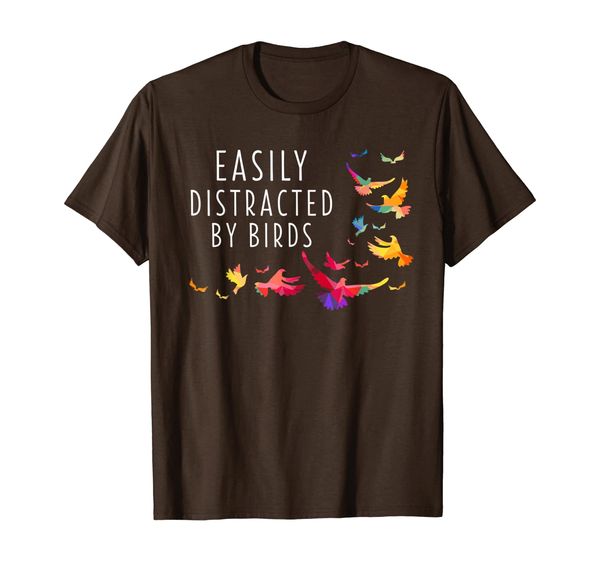 

Easily Distracted by Birds Shirt Bird Lover Birder Gifts T-Shirt, Mainly pictures