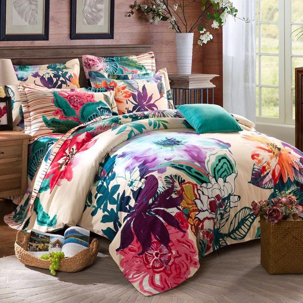 

bedding sets american pastoral 3d large version ground cotton four piece set activated 1.8 m - 2 double bed