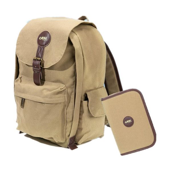 

foreign trade style fashion retro outdoor canvas backpack unisex