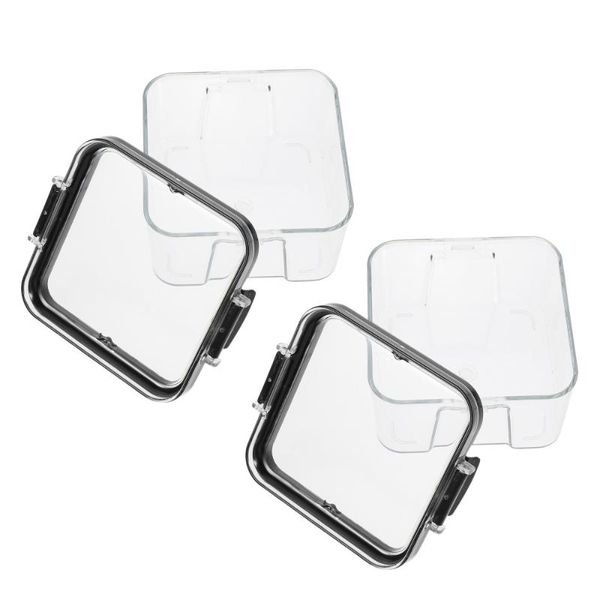 

storage bottles & jars 2pcs jar kitchen clear practical empty container