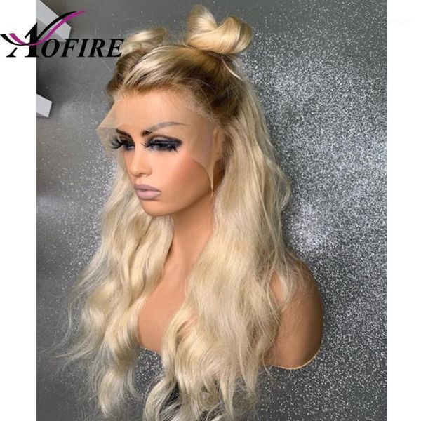 

#t4 613 lace front wig body wave transparent wigs brazilian hair human for black women1, Black;brown