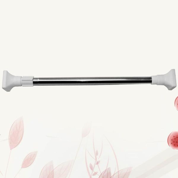

shower curtains punch extendable clothes drying pole stainless steel curtain rod retractable tension for bathroom wardrobe