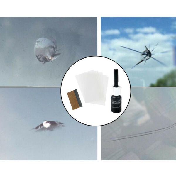 

car cleaning tools amino-acrylate repair liquid windshield windscreen chips cracks