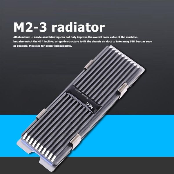 

m.2 ssd nvme heat sink heatsink m2 2280 hard disk aluminum with thermal pad for pcie sata pc fans & coolings