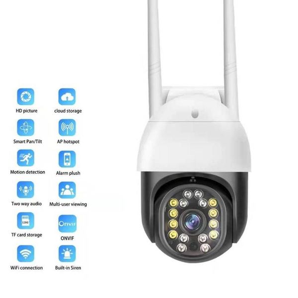 

motion detection wireless ptz ip camera onvif intercom outdoor speed dome monitor camcorders