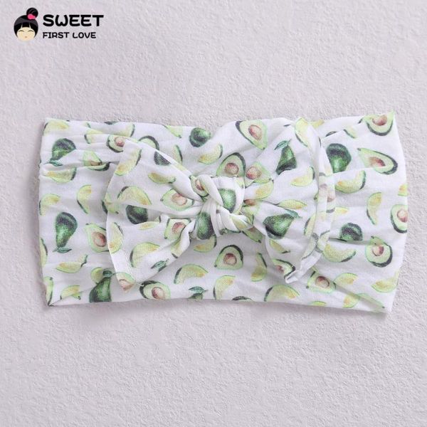 

hair accessories floral baby headband for girls print bow nylon headbands children elastic hairbands bowknot kids, Slivery;white