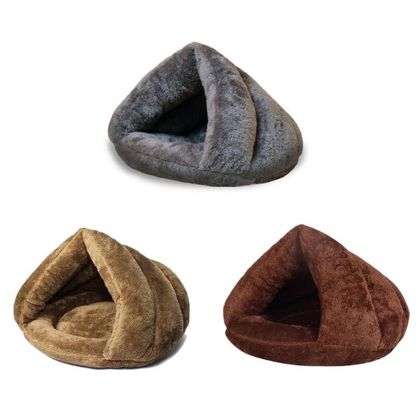 

cat beds & furniture pet bed for cats dogs soft nest kennel cave house sleeping bag mat pad tent pets winter warm cozy