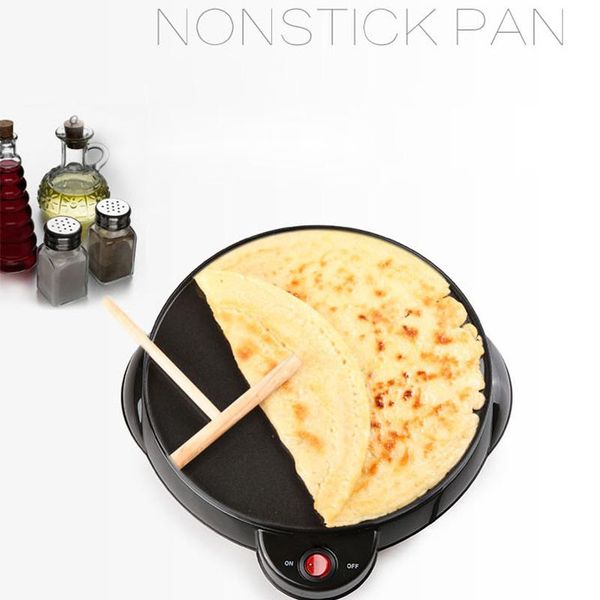 

non-stick electric crepe maker pizza pancake making pan for household kitchen tool cooking cake baking pans