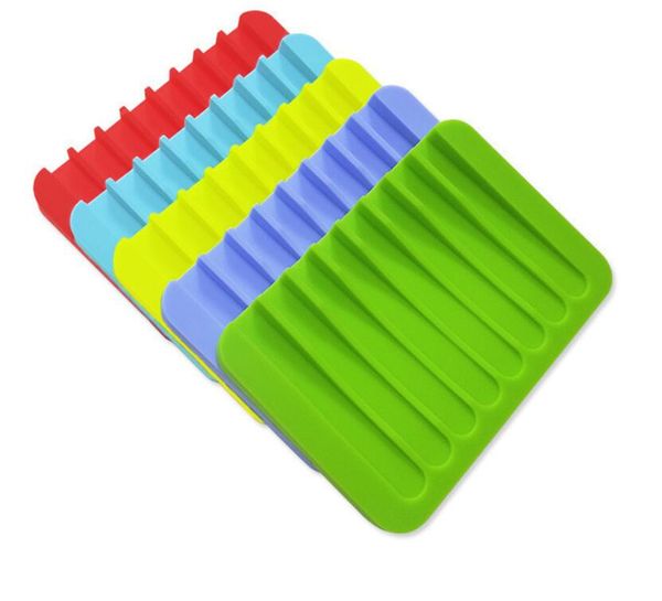 Commercio all'ingrosso Portasapone Cascata Piatto Bar Vassoio Bagno Cucina Vasca da bagno Silicone Saver Spugna