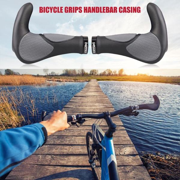 

bike handlebars &components comfortable 2pcs portable cycling bicycle grips rubber integrated hand rest handlebar sheath accessory