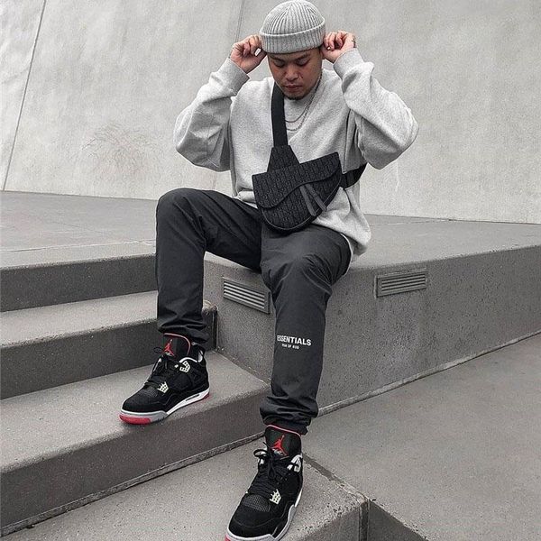 

korean elastic waist thin men women pants reflective streetwear harajuku joggers slim black for male trousers men's