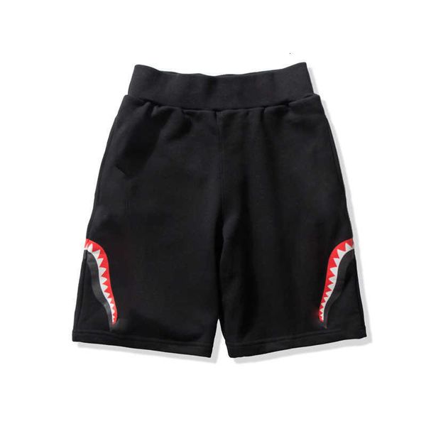 

mens shorts sports pants womens bathing shark sweatpants summer camouflage short pant letter printing luminous ape head men street fashion, White;black