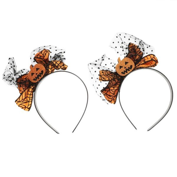 

party hats 2pcs bowknot pumpkin decors headdresses for cosplay
