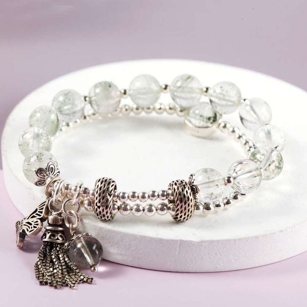

silver with crystal bracelet and bracelet, Golden;silver