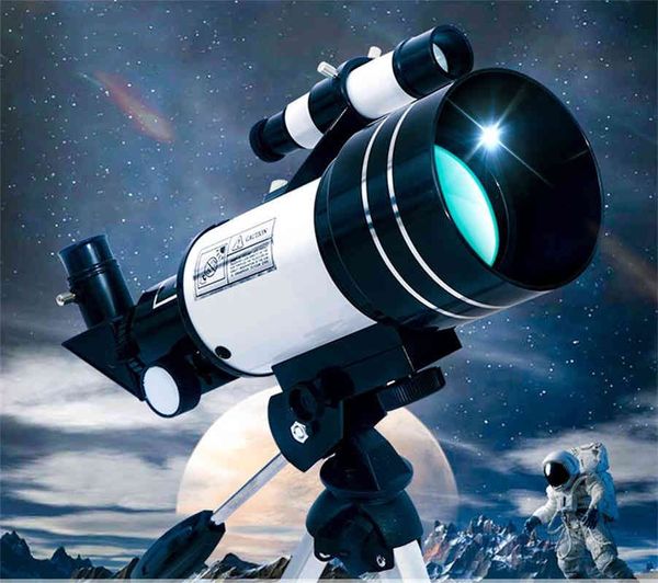 150 раз Увеличить мощный астрономический телескоп HD портативный штатив ночного видения подарок дети открытый глубокий космический звездный вид луна