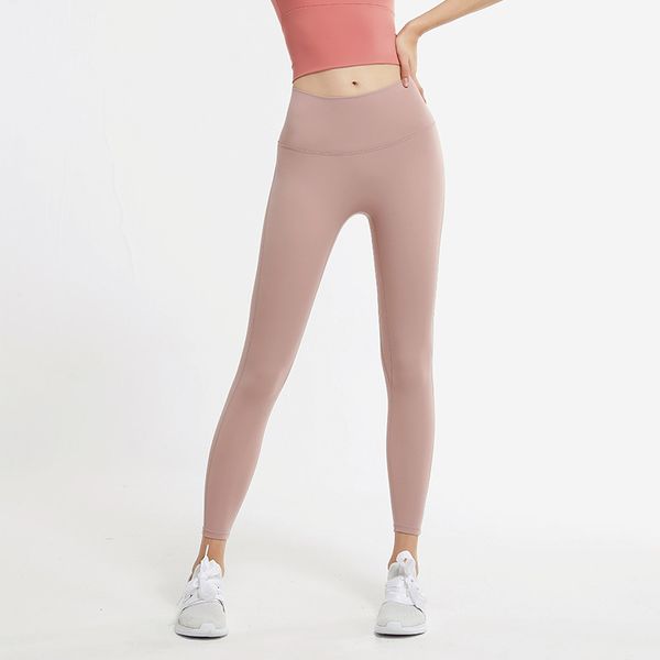 

leggings women girl yoga pants no embarrassed line naked wear tights training run high waist elastic black