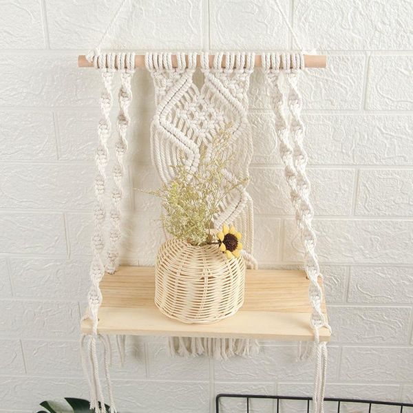 

tapestries macrame tapestry wedding wall art hanging boho handmade cotton home decor tassel shelf plant holder